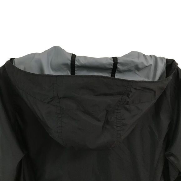 Columbia full zip black hooded windbreaker S - Picture 4 of 8